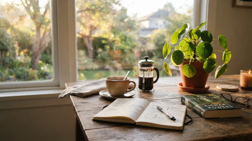 Ritual de café tranquilo para el fin de semana